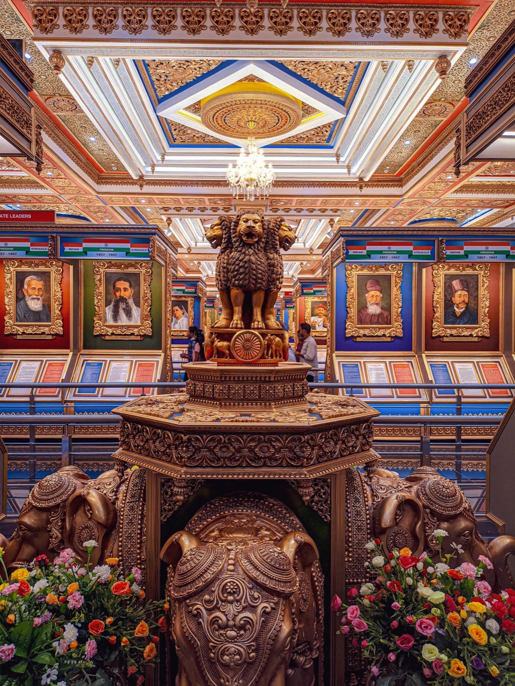 Temple studio interior representing calm training atmosphere